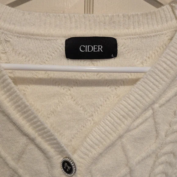 Cider Cream Button-Up Cardigan - Picture 3 of 3